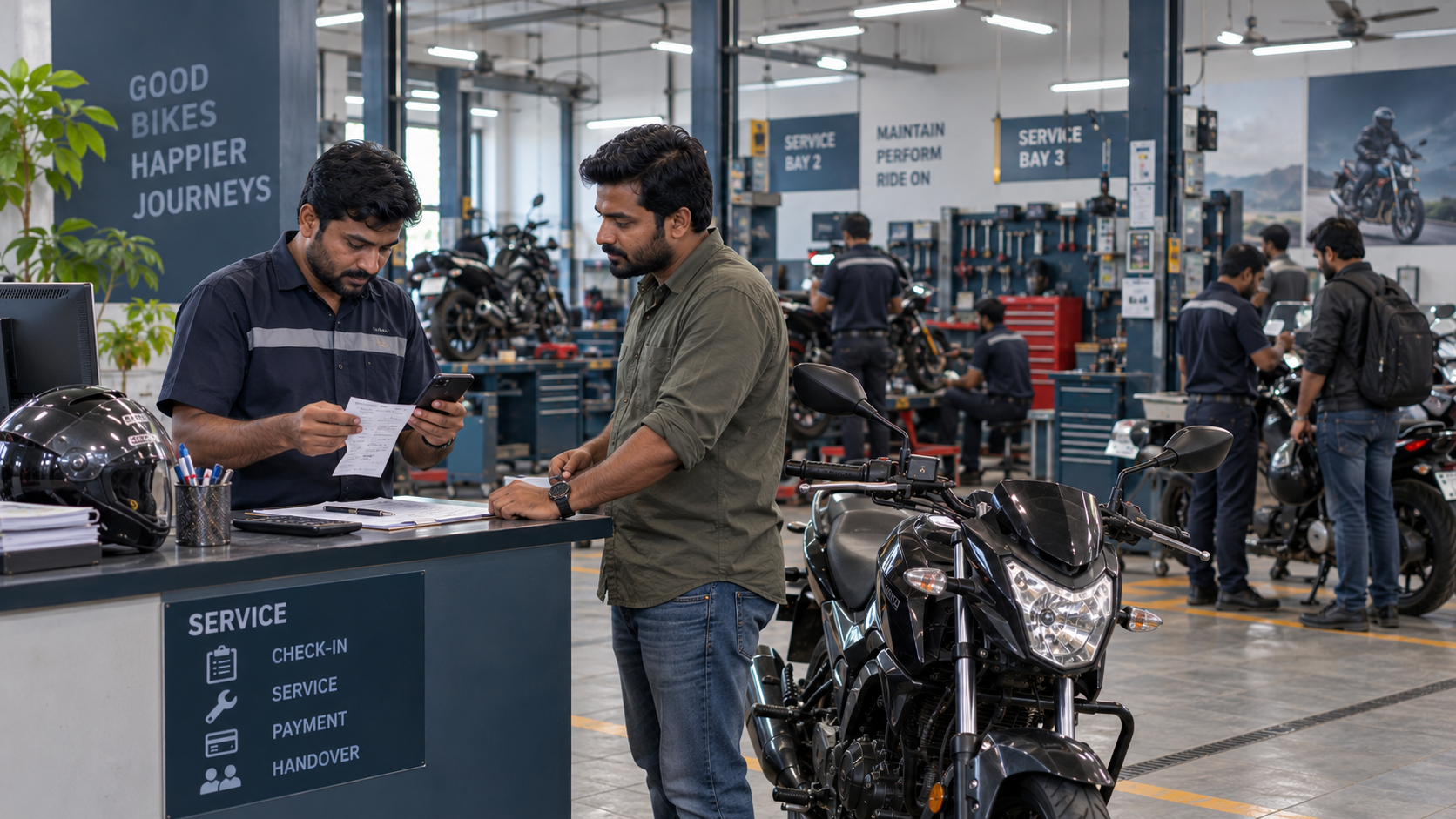 Manual payment checks delay the final handover